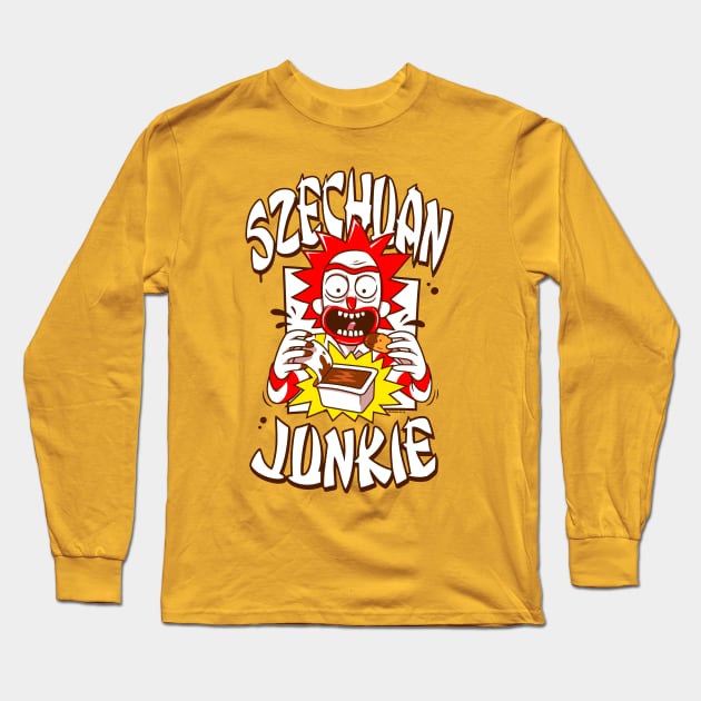 Szechuan Junkie Long Sleeve T-Shirt by wloem